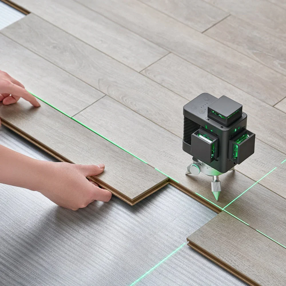 HOTO 3×360° Laser Level – Self-Leveling 3-Plane Digital Laser Line Tool with 360° Horizontal & Vertical Coverage, USB-C Rechargeable, IP54 for Home & Pro Use (HTE0014GL / QWFGJ002) - Image 6