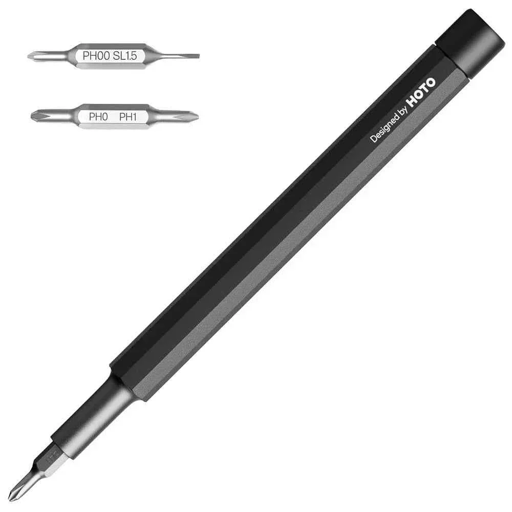 HOTO 5-in-1 Multitool Mini Screwdriver Set | Lightweight Pocket Precision Screwdriver with Magnetic Bits – Portable EDC Tool for Eyeglasses, Electronics & Small Repairs (QWLSD013) - Image 6