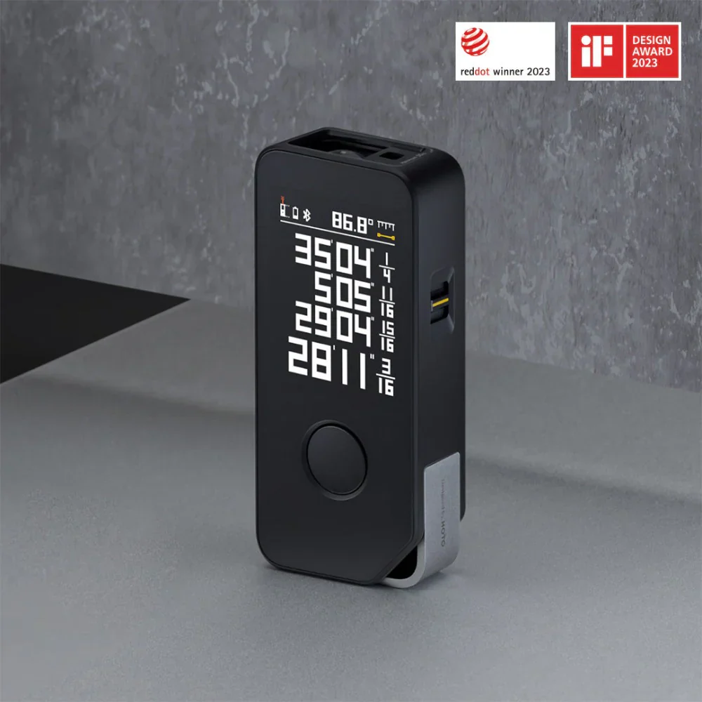 HOTO Laser Measure Pro – Smart Digital Laser Distance Meter (Up to 50 m/164 ft), Bluetooth App Sync, 5 Measuring Modes, USB-C Rechargeable (HTE0025GL / H-D50) - Image 8