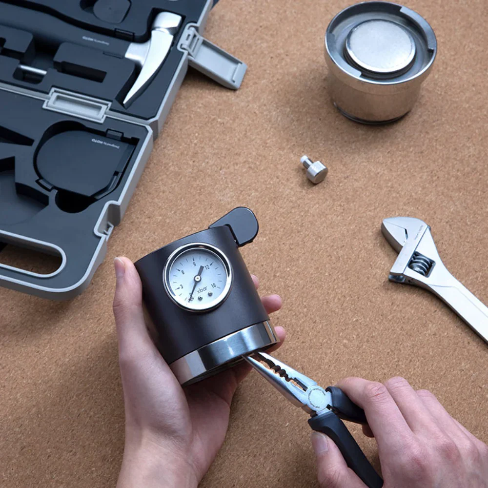 HOTO Manual Tool Set | 6-Piece Hand Tool Kit with Hammer, Adjustable Wrench, Needle-nose Pliers, Screwdriver with 10 Bits & Self-Lock Tape Measure – Compact DIY Home Repair Toolbox(HTT0018GL / QWSGJ002) - Image 5